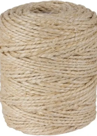 BOBINA DE CUERDA SISAL 400G. 100 METROS MARRON