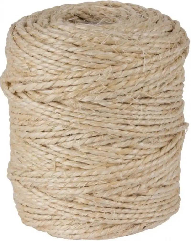 BOBINA DE CUERDA SISAL 400G. 100 METROS MARRON