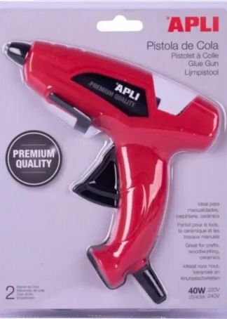 PISTOLA ENCOLADORA 40W + 2 BARRAS DE COLA APLI