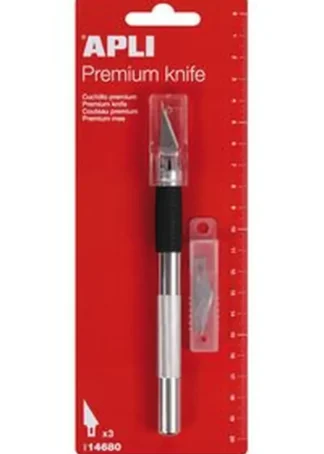 CUTTER DE PRECISION PREMIUM + 3 CUCHILLAS DE RECAMBIO