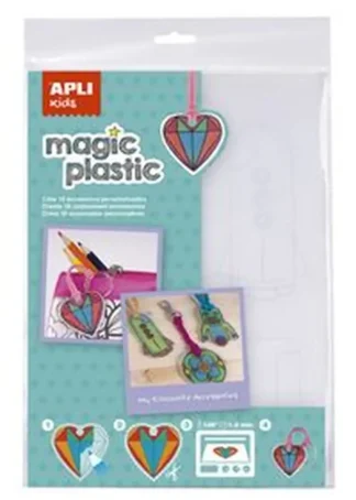 BOLSA 4 HOJAS A4 PLASTICO MAGICO TRANSPARENTE