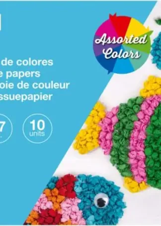 BLOC MANUALIDADES 10H PAPEL SEDA 32X24 17G