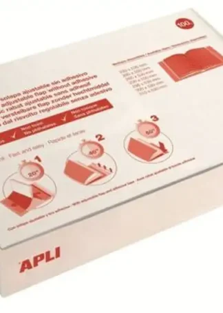 C/100 FORRO LIBROS AJUSTABLE 29,5X53CM PVC 130 MICRAS APLI