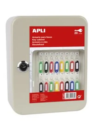 ARMARIO METALICO PORTALLAVES 20 UNIDADES CON CERRADURA