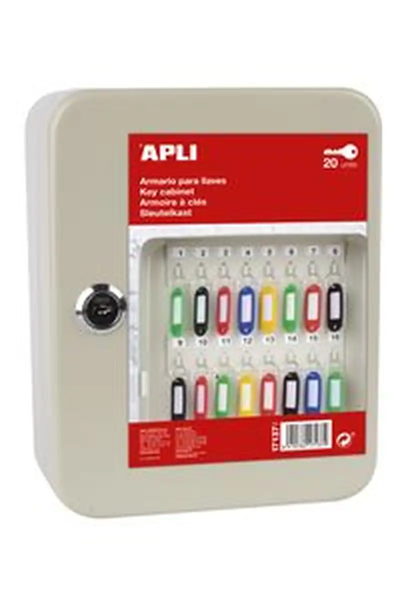 ARMARIO METALICO PORTALLAVES 20 UNIDADES CON CERRADURA