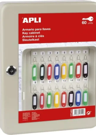 ARMARIO METALICO PORTALLAVES 60 UNIDADES CON CERRADURA