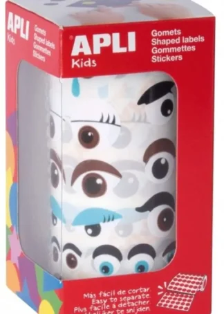 ROLLO GOMETS OJOS MULTICOLOR SURTIDOS