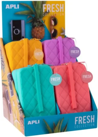 EXP 12 PORTATODOS RECTANGULAR SILICONA FRESH COLLECTION