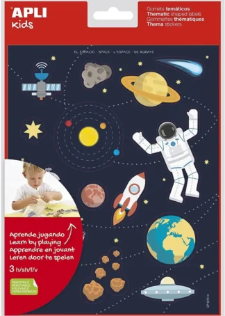 BOLSA GOMETS EL ESPACIO 14 GOMETS 3 HOJAS