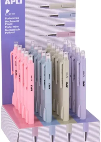 EXP 20 PORTAMINAS 0.7MM COLORES PASTEL