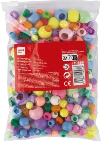 BOLSA 300 BOLAS CUENTAS PLASTICO MAXI