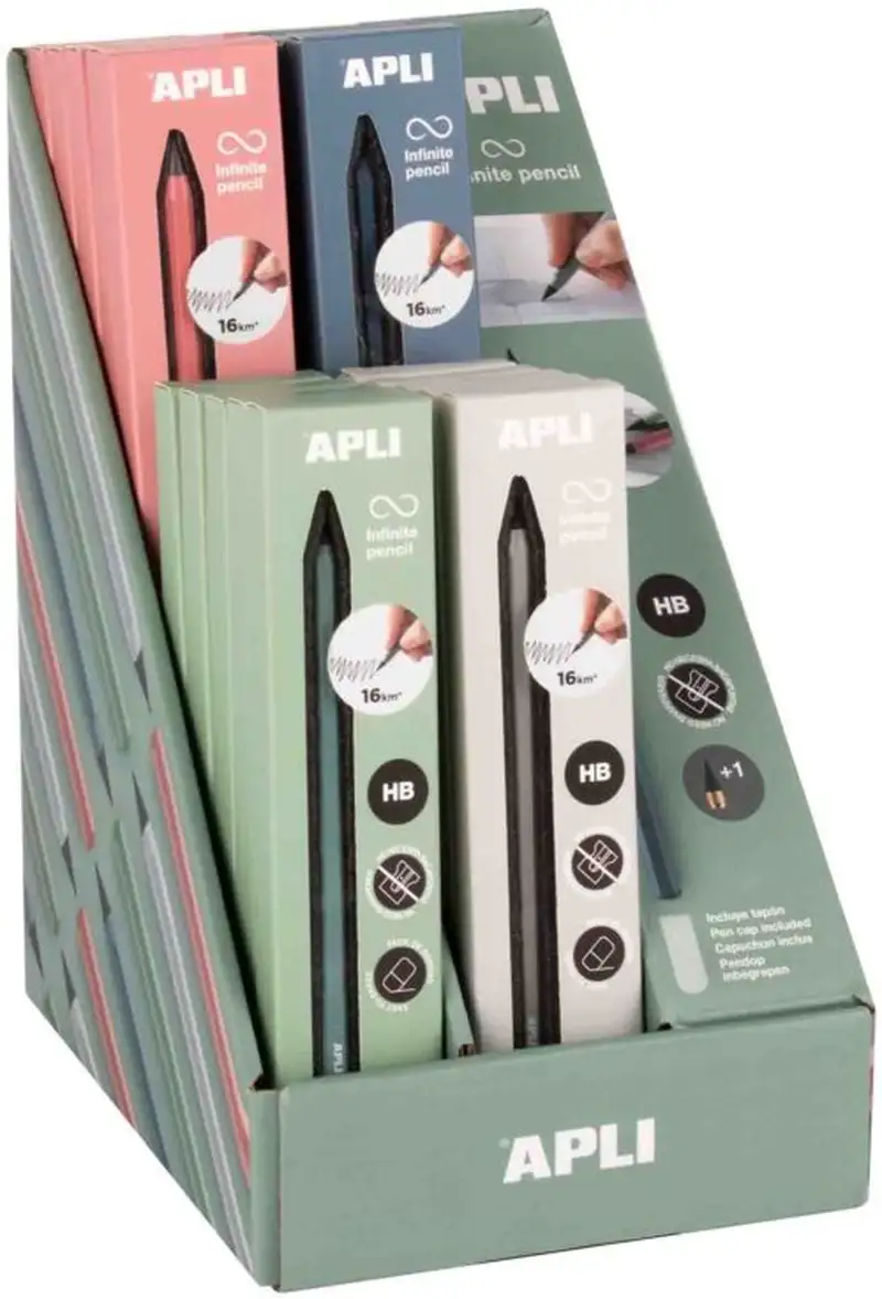 EXP 20 LAPIZ INFINITO HB COLORES SURTIDOS