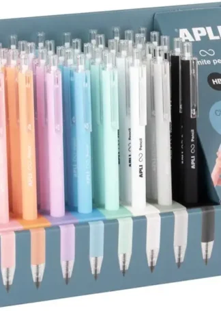 EXP 40 LAPIZ INFINITO RETRACTIL HB COLORES SURTIDOS