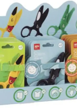 EXP 18 TIJERAS PREESCOLAR 12MM DISEÑO ANIMALES