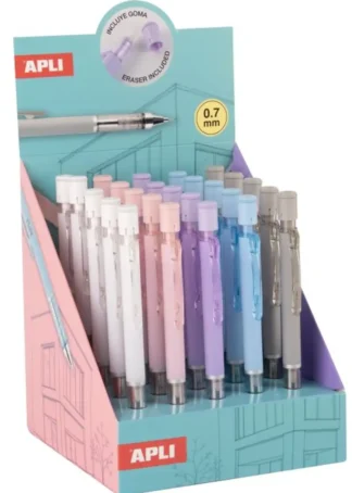 EXP 25 PORTAMINAS 0.7MM SHAKE SURTIDOS