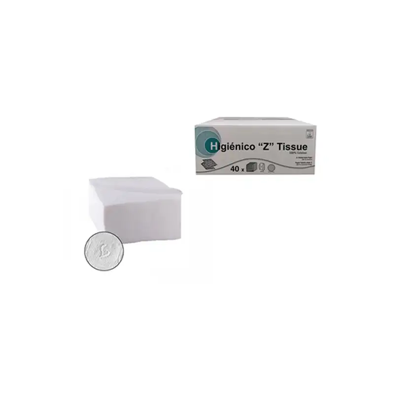 PAQ/200 TOALLAS PAPEL HIGIENICO CORTADO EN ZIGZAG LAMINADO