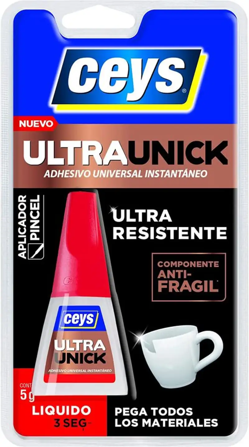 BLISTER ADHESIVO UNIVERSAL ULTRAUNICK 5G. CON PINCEL