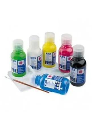 ESTUCHE 6 BOTES TEMPERA MILAN 125ML COLORES SURTIDOS