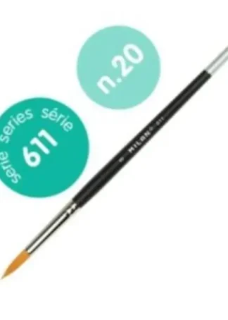 PAQ/3 PINCEL SINTETICO REDONDO Nº 20 SERIE 611