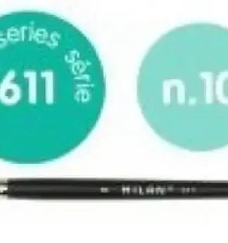 PAQ/6 PINCEL SINTETICO REDONDO Nº 10 SERIE 611 MANGO CORTO