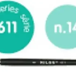 PAQ/3 PINCEL SINTETICO REDONDO Nº 14 SERIE 611 MANGO CORTO