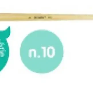 PAQ/6 PINCEL CERDA PLANO Nº 10 SERIE 522 MANGO LARGO