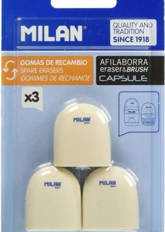 BLISTER 3 GOMAS DE RECAMBIO PARA AFILABORRA CAPSULE