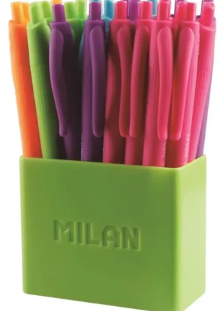 EXP 24 BOLIGRAFOS MILAN P1 TOUCH COLOURS