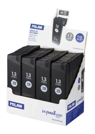 EXP 24 CAJAS CON 12 MINAS GRAFITO 1,3MM 2B