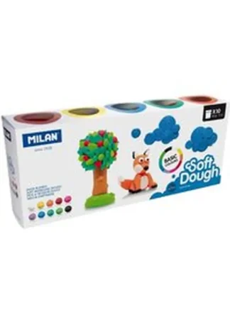 ESTUCHE 10 BOTE 85G PASTA BLANDA COLORES BASICOS SOFT DOUGH