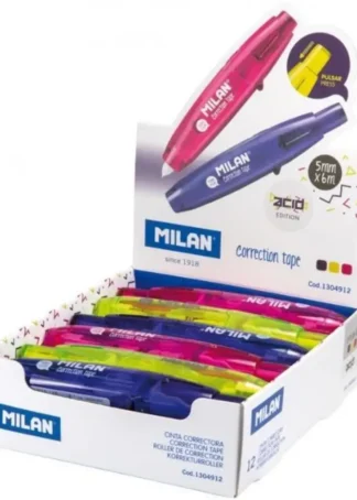 EXP 12 CINTA CORRECTORA ACID EDITION 5MMX6M MILAN