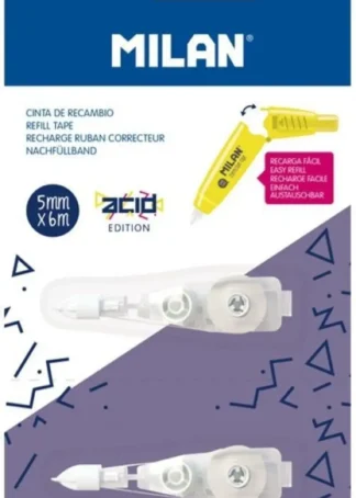 BLISTER 2 RECAMBIO CINTA CORRECTORA ACID EDITION 5MMX6M