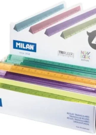 EXP 60 REGLAS TRIANGULARES 15CM SERIE LOOK