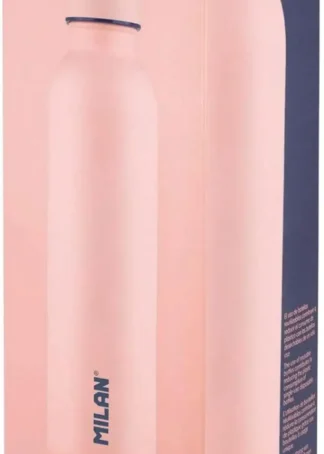 BOTELLA ISOTERMICA 591ML MILAN 1918 26,2X6,85CM ROSA
