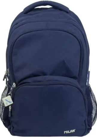 MOCHILA ESCOLAR 4 CREMALLERAS SERIE 1918 AZUL MARINO