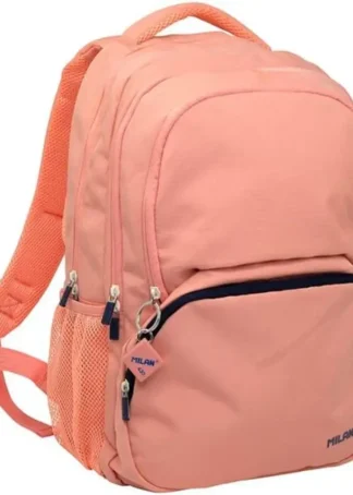 MOCHILA ESCOLAR 4 CREMALLERAS SERIE 1918 COLOR ROSA