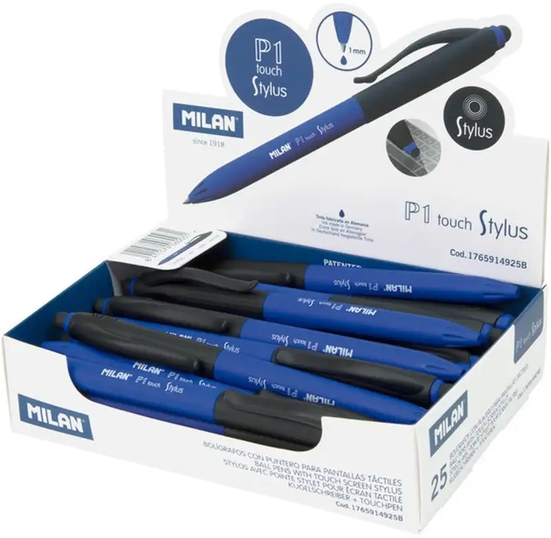 EXP 25 BOLIGRAFO CON PUNTERO P1 TOUCH STYLUS TINTA AZUL