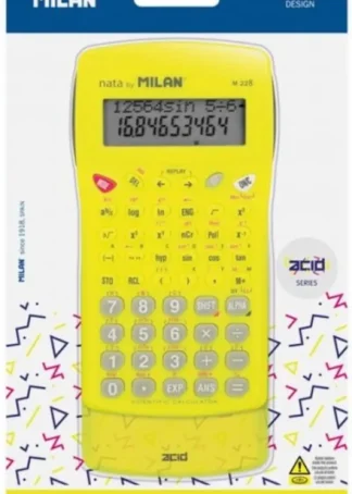 CALCULADORA CIENTIFICA M228 SERIE ACID AMARILLO