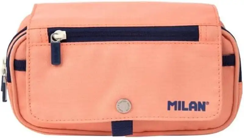 ESTUCHE CUADRUPLE CON SOLAPA 1918 ROSA