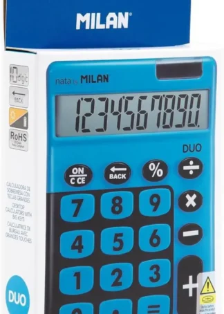 CALCULADORA TOUCH DUO 10 DIGITOS MILAN
