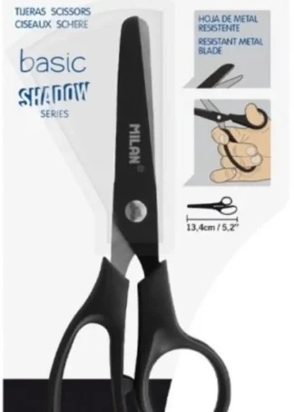 BISTER TIJERA BASIC 13CM COLOR NEGRO SERIE SHADOW