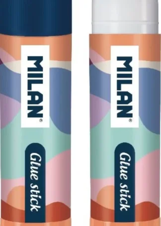 EXP 12 BARRAS PEGAMENTO COLOR AZUL MILAN 21G