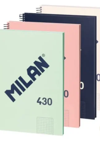 PAQ/4 BLOC A4 80H 95G. CUAD.5X5 MICROPERF. COLORES SURTID.