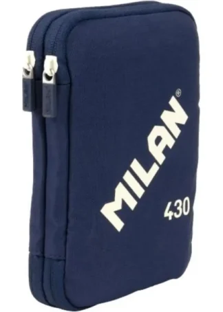 PLUMIER 2 PISOS CON CONTENIDO AZUL MILAN 430 SINCE 1918