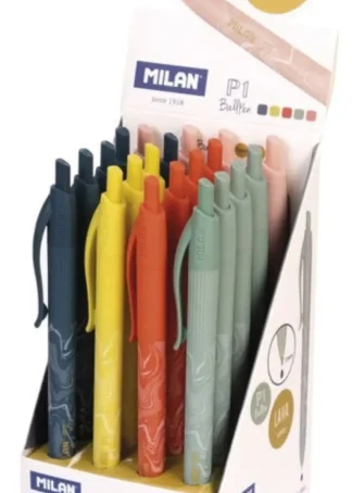 EXP 20 BOLIGRAFOS P1 LAVA COLLECTION TINTA AZUL