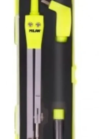 ESTUCHE COMPAS ESCOLAR 3 PIEZAS CON ADAPTADOR UNIVERSAL