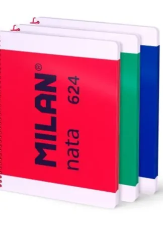 PAQ/3 BLOC A4 80H 95G 1HORIZONT. 7MM MICROP. COLORES SURTID