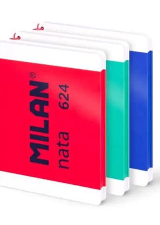 PAQ/3 CUADERNO ESPIRAL A5 80H 95G LISO COLORES SURTIDOS