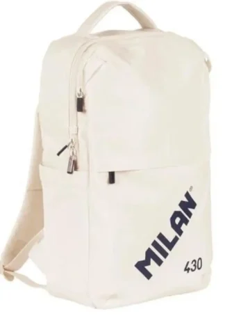 MOCHILA CON CIERRE DE SEGURIDAD 15L 430 SINCE 1918 BEIGE