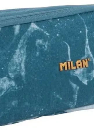 PORTATODO TRIPLE SERIE LAVA AZUL 22X11X6,5CM